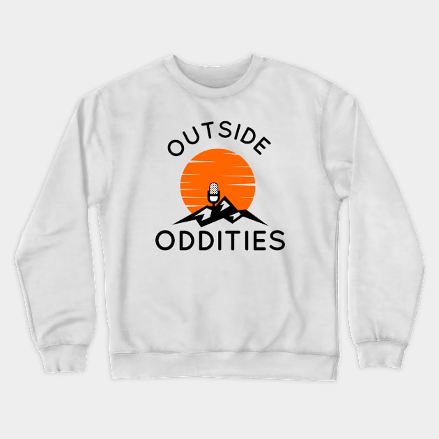 Outside Oddities Podcast Logo Crewneck Sweatshirt by Wild Pack